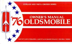 1976 Oldsmobile Cutlass, Vista Cruiser Owner's Manual