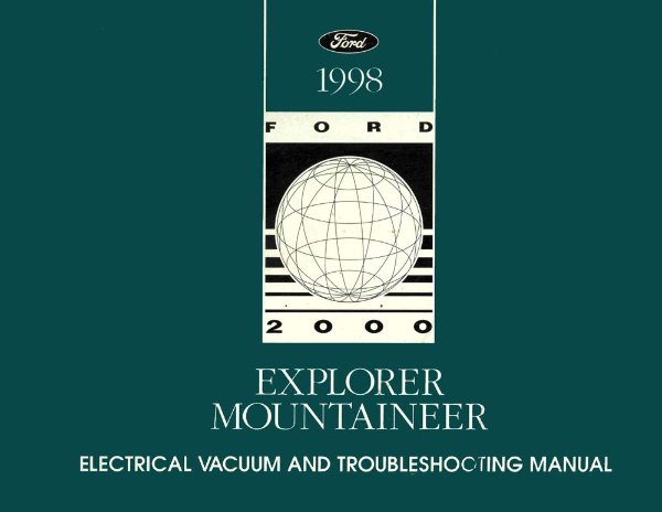 1998 Mercury Explorer, Mountaineer Wiring Diagrams Manual