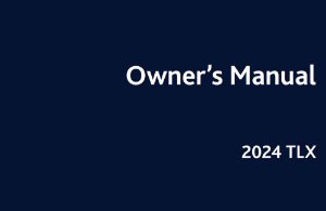 2024 Acura TLX Owner's Manual