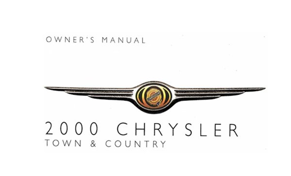 2000 Chrysler Town & Country Owner's Manual