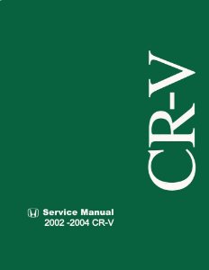 2002–2004 Honda CR-V Factory Shop Service Manual