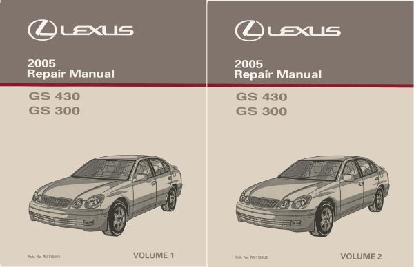 2005 Lexus GS 430, GS 300 Factory Shop Service Manual