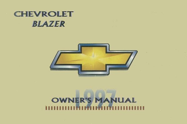 1997 Chevrolet Blazer Owner's Manual