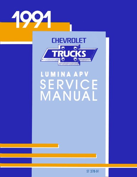 1991 Chevrolet Truck Lumina APV Factory Shop Service Manual