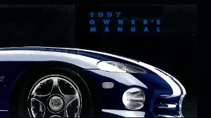 1997 Dodge Viper GTS Owner's Manual