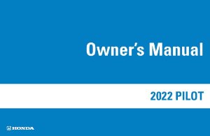 2022 Honda Pilot Owner's Manual