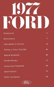 1977 Ford LTD Owner's Manual