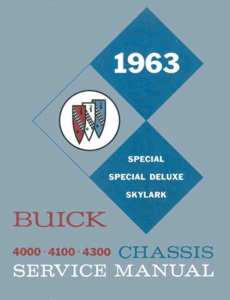 1963 Buick Special, Special DeLuxe, Skylark Factory Shop Service Manual