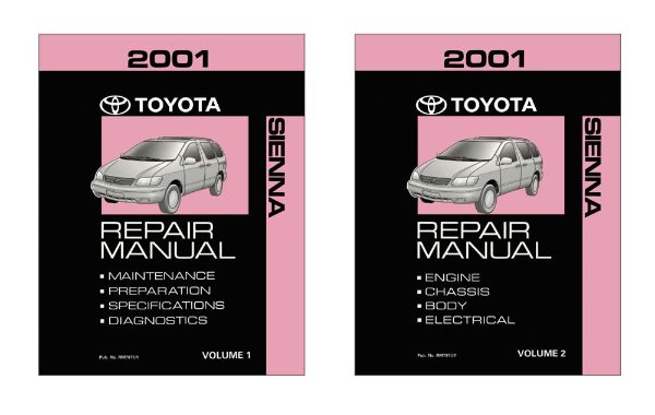 2001 Toyota Sienna Factory Shop Service Manual