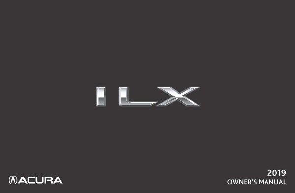 2019 Acura ILX Owner's Manual
