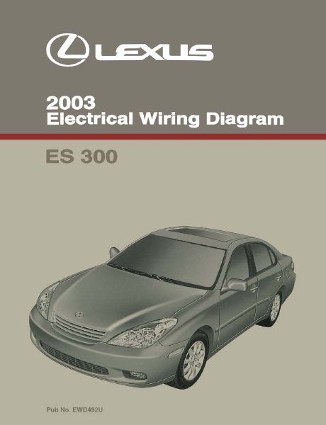 2003 Lexus ES 300 Wiring Diagrams Manual