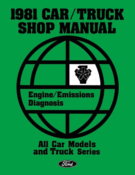1981 Ford Lincoln Mercury Emissions Diagnosis Procedure Service Manual