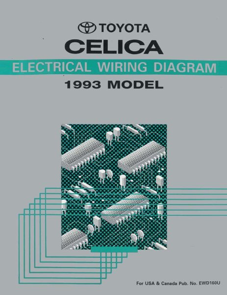 1993 Toyota Celica Wiring Diagrams Manual