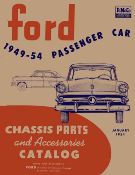 1949–1954 Ford All Models Parts Book