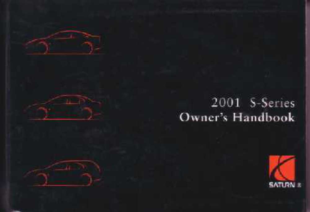2001 Saturn S-Series Owners Manual User Guide