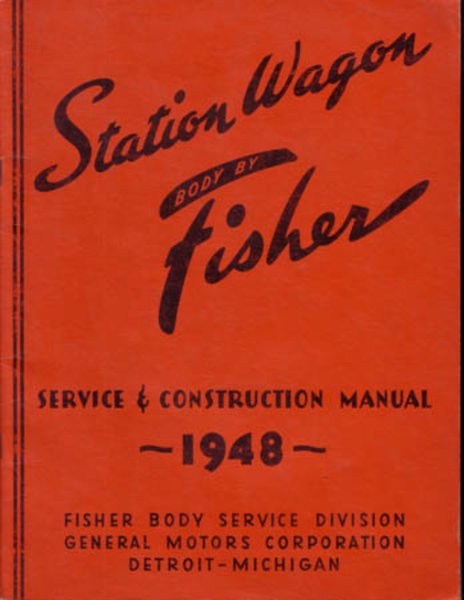 1948 Chevrolet Station Wagon Shop Service Repair Manual Book Engine Electrical