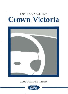 2000 Ford Crown Victoria Owner's Manual