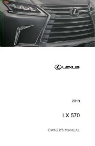 2019 Lexus LX 570 Owner's Manual