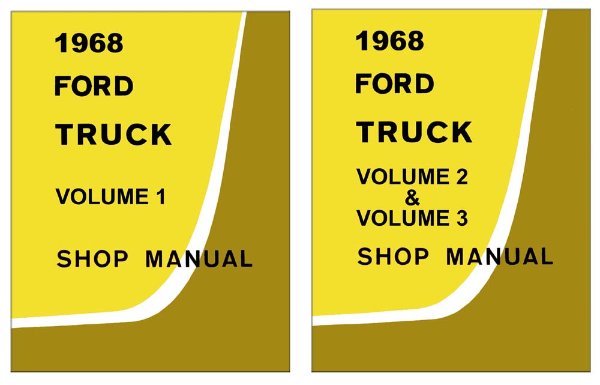 1968 Ford Truck F-100, F-250, F-350 Factory Shop Service Manual