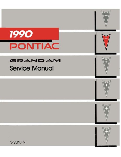1990 Pontiac Grand Am Factory Shop Service Manual