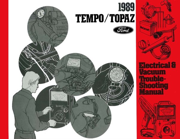 1989 Ford Tempo, Topaz Wiring Diagrams Manual