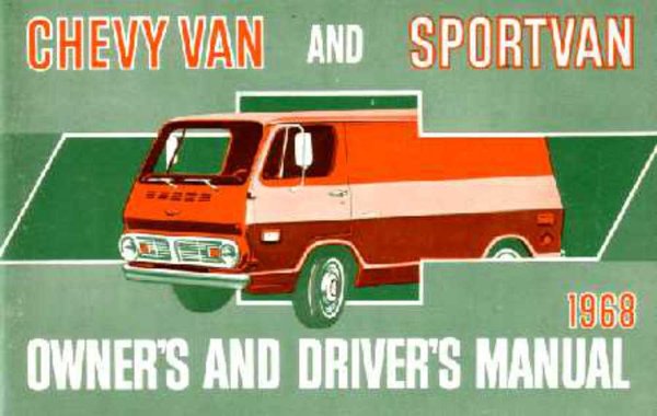 1968 Chevrolet Van Sportvan Owner's Manual
