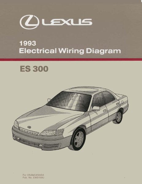 1993 Lexus ES 300 Wiring Diagrams Manual