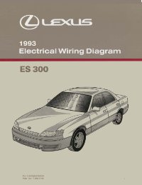 1993 Lexus ES 300 Wiring Diagrams Schematics Layout