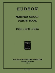 1940–1942 Hudson All Models Parts Book