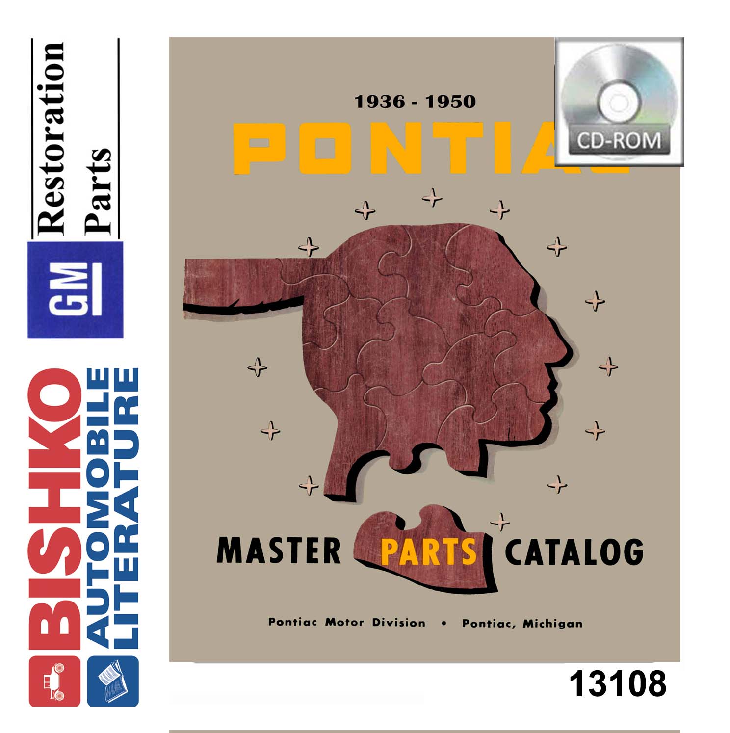 1936-1950 Pontiac Part Numbers Book PDF List Guide Interchange