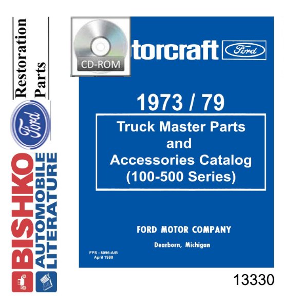 1973-1979 Ford Truck 100-500 Series Parts Numbers Book List Interchange PDF