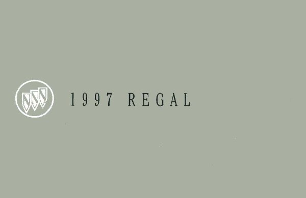1997 Buick Regal Owner's Manual