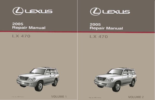 2005 Lexus LX 470 Factory Shop Service Manual