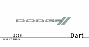 2016 Dodge Dart Owner's Manual