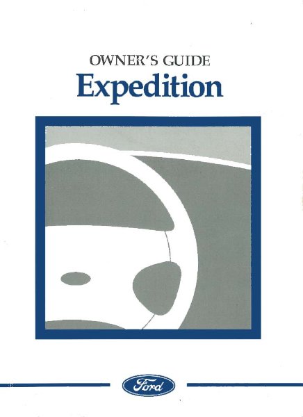 1997 Ford Expedition Owner's Manual