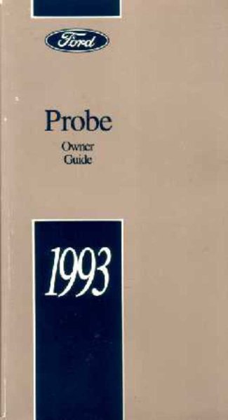 1993 Ford Probe Owner's Manual